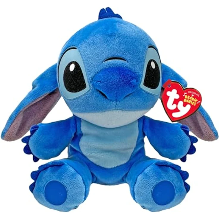 TY Disney Beanies Stitch Plüschtier - Weicher Teddy für Kinder und Babys - Kuscheliges Sammler-Stofftier, blau - Preisvergleich – Bild 2