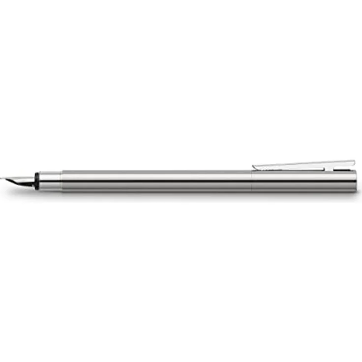 Faber-Castell Füllfederhalter Neo Slim, Edelstahlfeder Breite M, Metallgehäuse mit matter Oberfläche – Bild 4