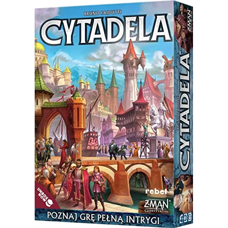 CARUNO Gra strategiczna Cytadela Rebel, Brettspiel für 2-7 Spieler mit 27 Charakterkarten und taktischen Interaktionen – Bild 1