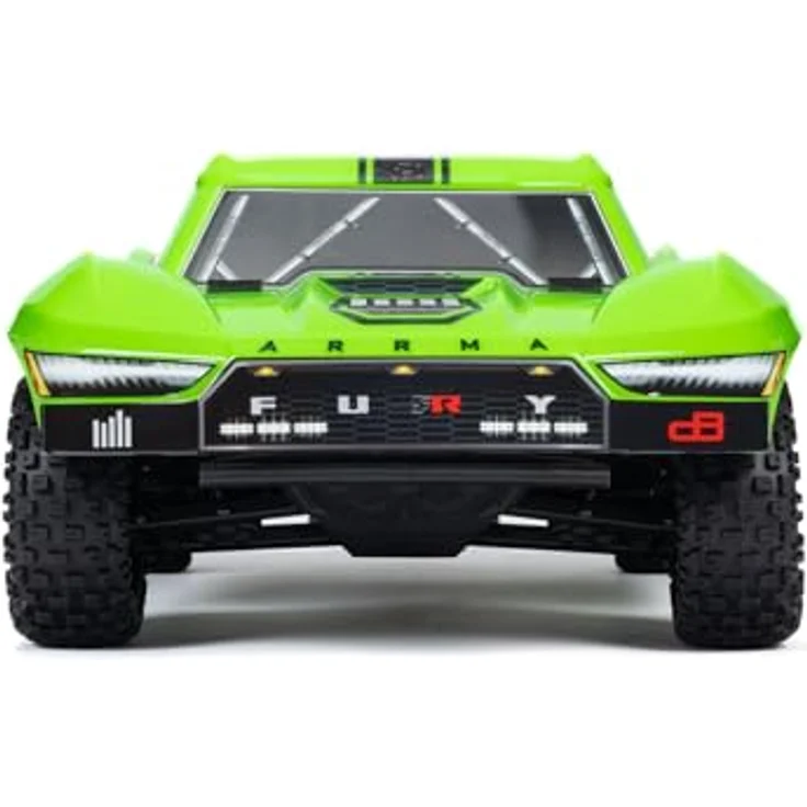 ARRMA Fury MEGA 550 2WD, Ferngesteuertes Auto, RC Auto 1/10, über 30 km/h, aufrüstbar, inkl. Zubehör, Grün – Bild 2