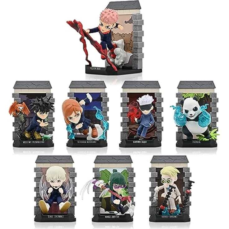 YuMe Jujutsu Kaisen Cursed Capsules Unisex Sammelfiguren Standard Vinyl Anime, Fan-Merch, Filme, TV-Serien, langlebig, Onesize, Uni – Bild 3
