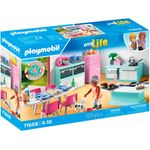 Playmobil® Konstruktions-Spielset Küche mit Essplatz (71608), myLife, (105 St), Made in Europe
