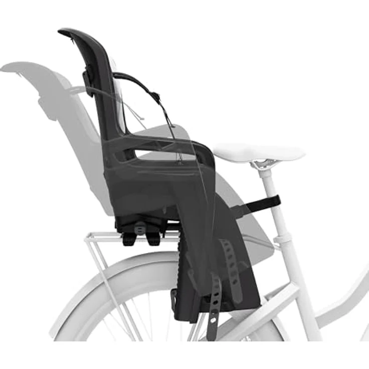 Thule RideAlong 2, Velokindersitz für Gepäckträgermontage mit verstellbarer Rückenlehne und waschbarem Polster – Bild 3