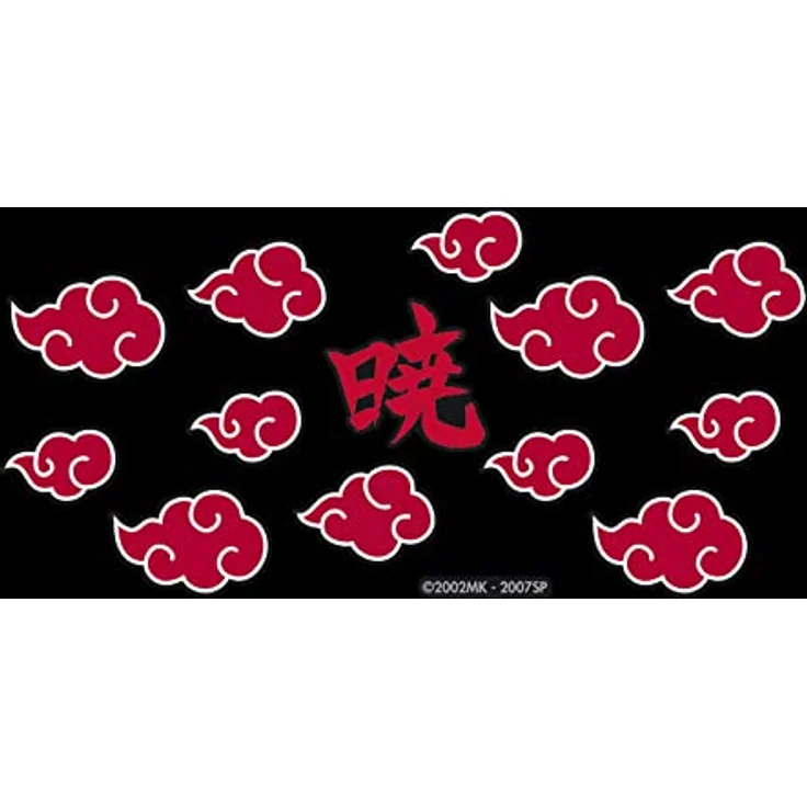 ABYstyle Naruto Shippuden Federmäppchen Akatsuki, Schwarz, 100 % offizielles Lizenzprodukt, Einzelfach, 20 cm x 10 cm x 5,5 cm – Bild 2