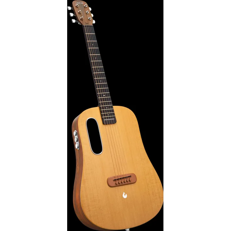 Lava Music ME Air Spruce, 36 Zoll Akustikgitarre mit Fichtenholzdecke, FreeBoost Magnetic System, Woodgrain Brown