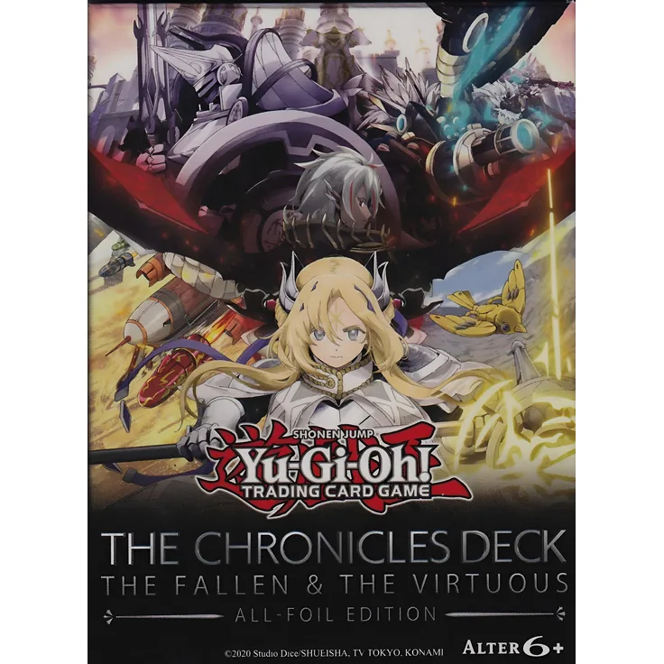 Konami Yu-Gi-Oh! The Chronicles Deck: The Fallen & The Virtuous, Sammelkartenspiel mit strategischen Charakteren und Spezialkarten