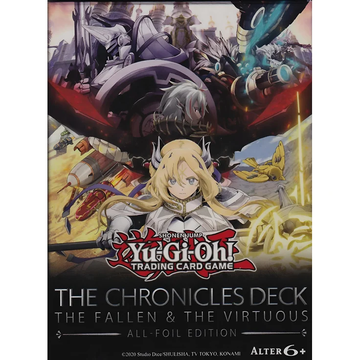 Konami Yu-Gi-Oh! The Chronicles Deck: The Fallen & The Virtuous, Sammelkartenspiel mit strategischen Charakteren und Spezialkarten