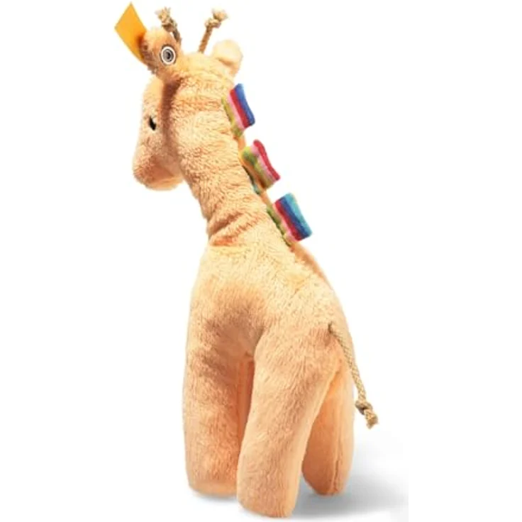 Steiff Giraffe Tulu 242915, Kuscheltier mit Rasselfunktion, 20 cm, bunt, maschinenwaschbar bis 30°C – Bild 2