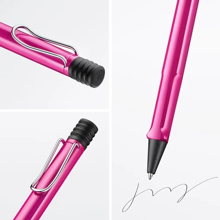 LAMY Füllfederhalter Kugelschreiber safari pink Schreibfarbe blau – Bild 3