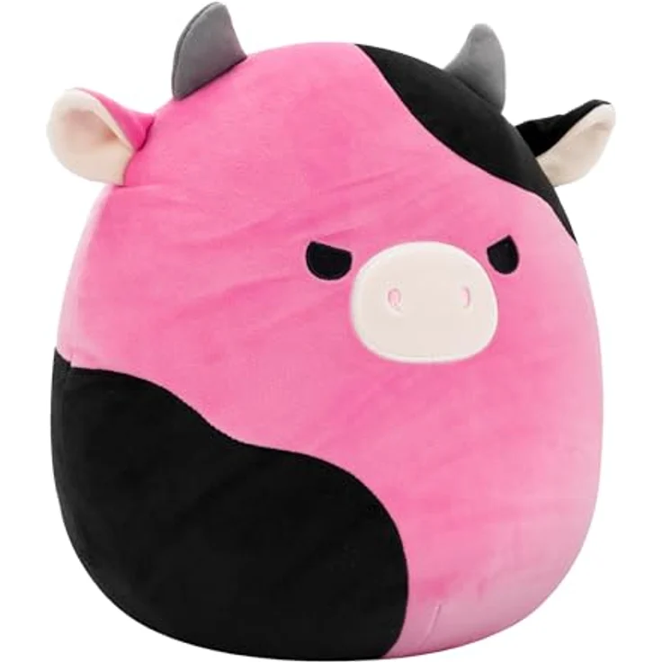 Squishmallows SQCR07676 - Pollyanna die Kuh 30 cm, superweiches Kuscheltier aus offiziellem Jazwares Plüsch, schwarz-weiß – Bild 4