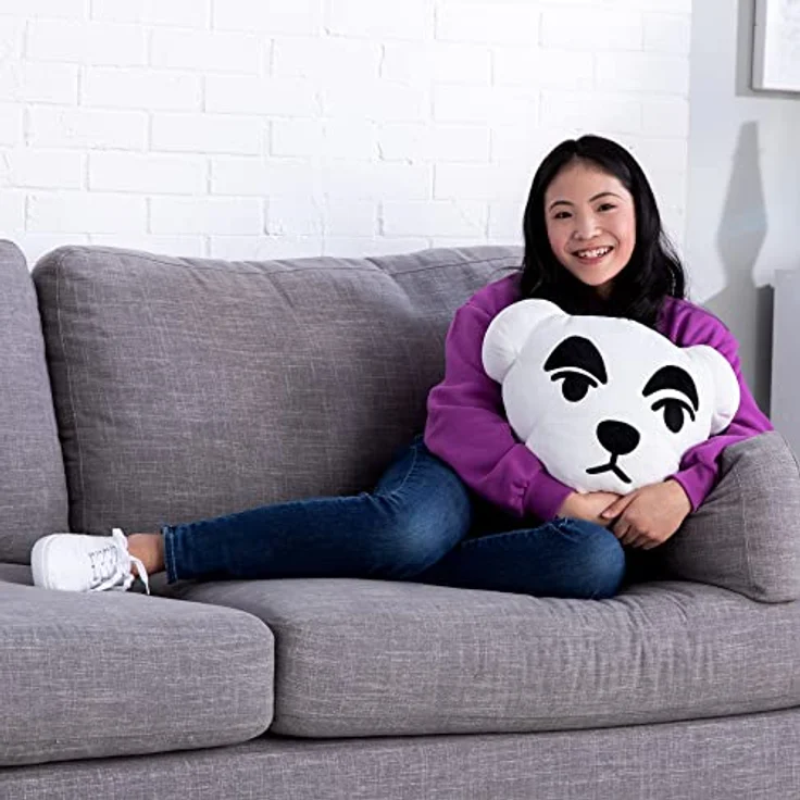 Club Mocchi Mocchi Animal Crossing KK Slider Mega Plüschtier 40cm, Nintendo Plüschtiere, Schlafzimmerzubehör für Kinder, Dekokissen, Super Mario Stofftier für Jungen und Mädchen, geeignet ab 3 Jahren – Bild 5