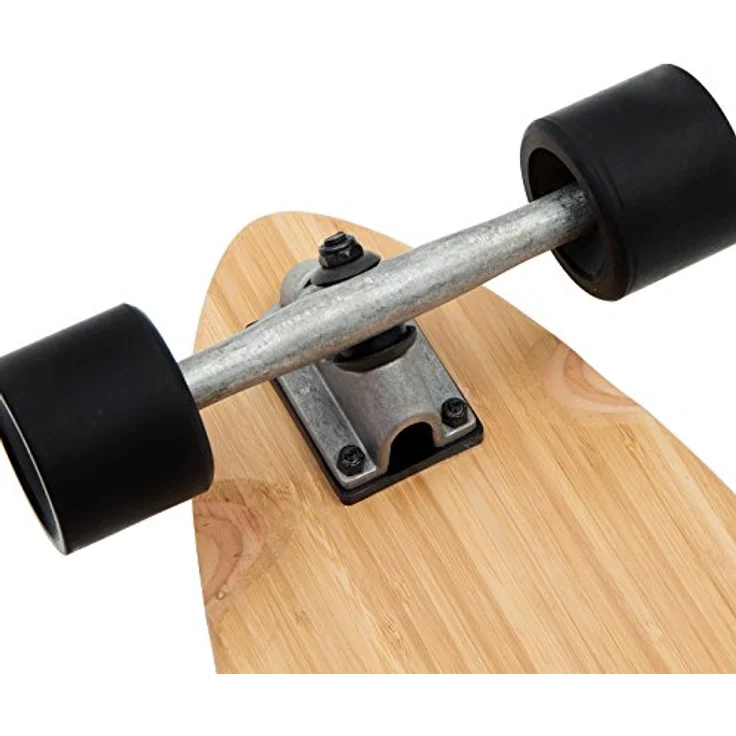 Apollo Longboard Hawaiian Wulff Kicktail Komplettboard mit High Speed ABEC Kugellagern, Freeride Skaten Cruiser Boards – Bild 5