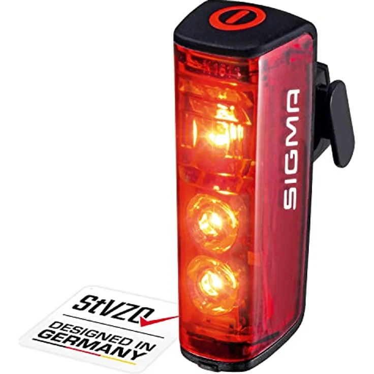 SIGMA SPORT - Blaze | LED Fahrradlicht | StVZO zugelassenes, akkubetriebenes Rücklicht mit Bremslicht, rear – Bild 1