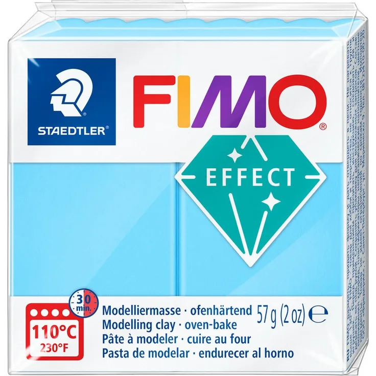 FIMO Modelliermasse Effect Neon, 57 g, strahlende Neonfarben