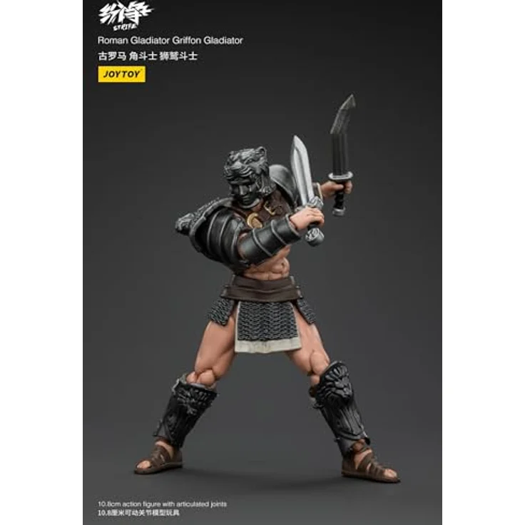 JOYTOY Strife Rome Gladiator Löwe Adler Actionfigur, 10,8 cm, Detailgetreue Sammelfigur im Maßstab 1:18 – Bild 5