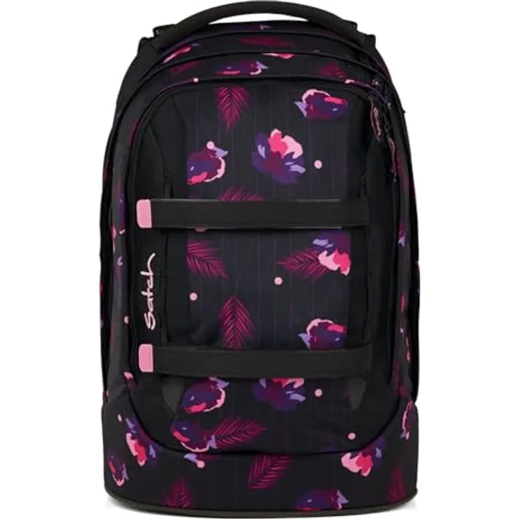Satch Schulranzen PACK Mystic Nights, ergonomisch mit Your-Size-System, anpassbar für Körpergrößen 1,40 - 1,80 m, 30 l Volumen