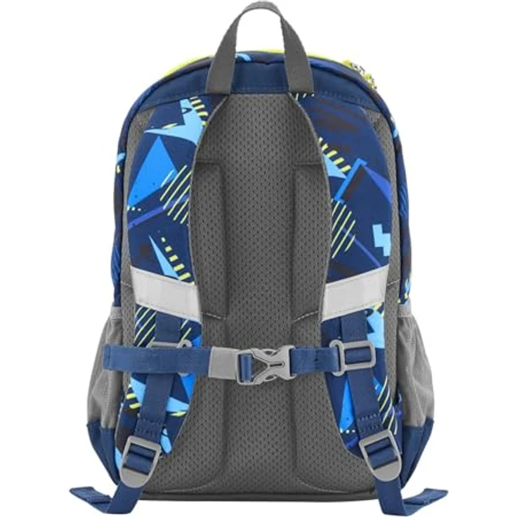 Step by Step Rucksack-Set KIGA Maxi „Bagger Bobby“, ergonomischer Mini-Rucksack mit separatem Innenfach, ab 3 Jahren, 10l, blau-gelb – Bild 2
