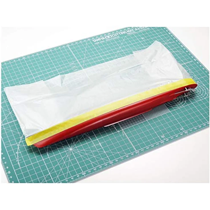 TAMIYA 87203-000 87203 Masking 150mm m. Abdeckfolie, Modellbau-Zubehör, Bastelwerkzeuge,Tape, Maskingtape, hochwertiges Modellbauzubehör,300087203 – Bild 3