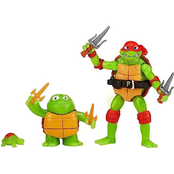 Teenage Mutant Ninja Turtles Krieger Ninja Turtles Evolution Raphael 3er Pack, Sammelfiguren