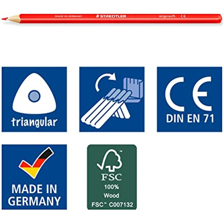Staedtler - Ergosoft 157 SB24 Buntstifte – Bild 7