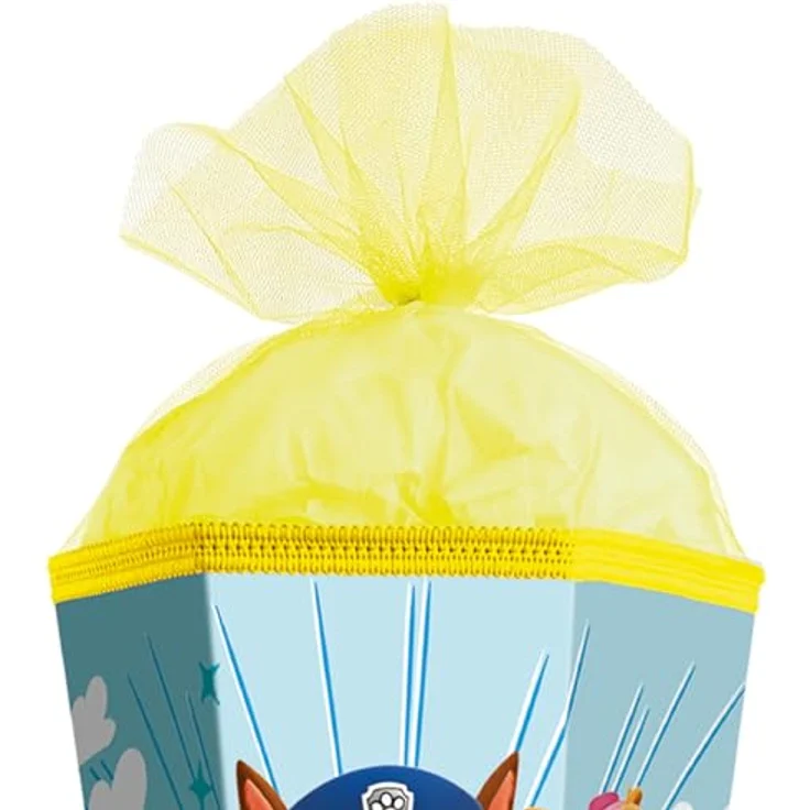 ROTH Schultüte groß Paw Patrol 85 cm, 6-eckig mit Tüllverschluss und ROT(H)-Spitze - Zuckertüte zum Schulanfang mit Chase, Marshall, Rubble und Skye – Bild 4