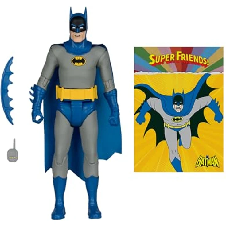 McFarlane DC Retro Super Friends Action Figure Bizarro Batman, 15 cm mit Zubehör und Base – Bild 2