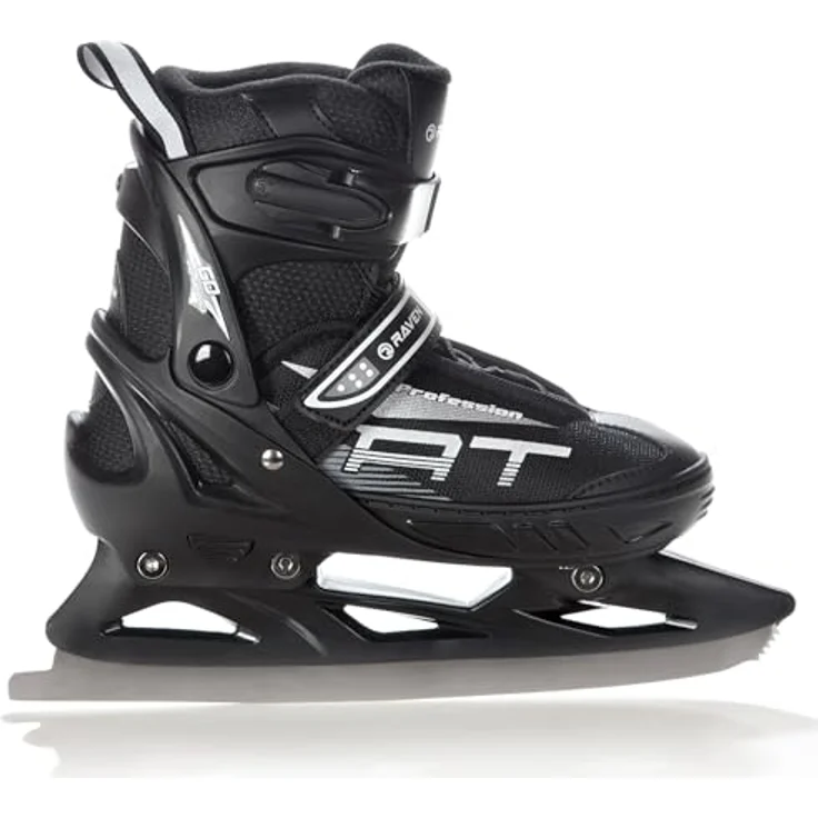 RAVEN Profession 4in1 Inlineskates Triskates Rollschuhe Schlittschuhe Inliner verstellbar, Schwarzes Modell für Kinder und Erwachsene, Größe 38-42 (25cm-27,5cm) – Bild 2