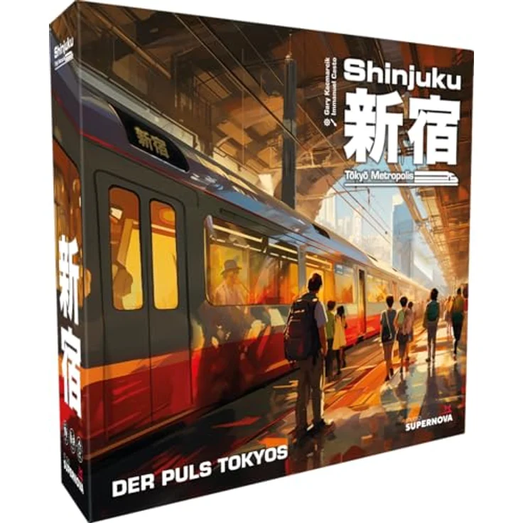 HeidelBär Games Shinjuku, Strategisches Schienenverkehr Brettspiel mit hochwertigem Spielmaterial, Netzwerk-Aufbau Simulation in Tokio, Deutsch, 2-4 Spieler, ab 10 Jahren – Bild 2