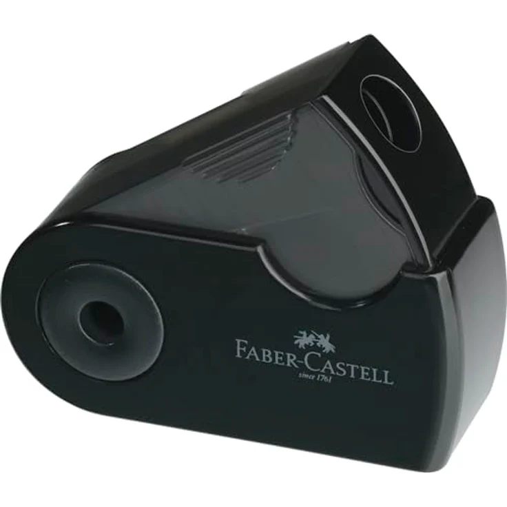 Faber-Castell 217086 Bleistifte Set Sleeve, mit Spitzer, Radiergummi und 3 Bleistiften, ergonomische Dreikantform, schwarz – Bild 4
