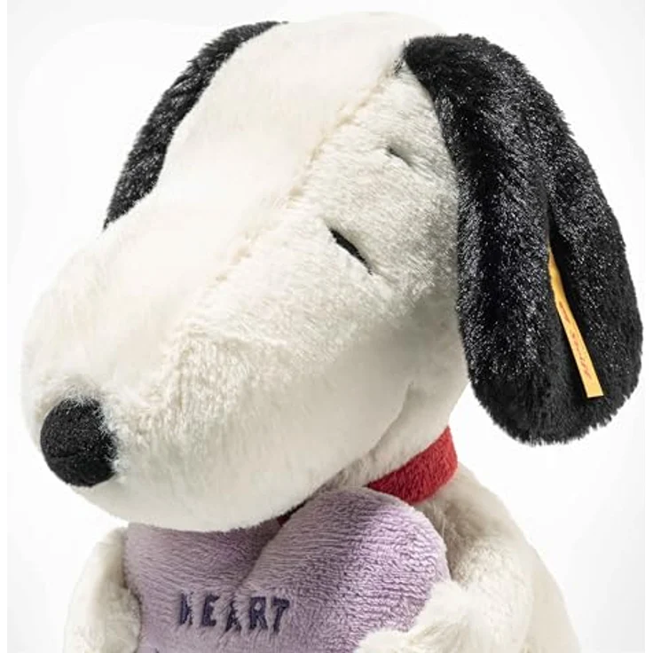 Steiff Kuscheltier Snoopy Heartbreakers Club, Weiß, 22 cm, für Jungen, Mädchen & Babys ab 0 Monaten – Bild 4