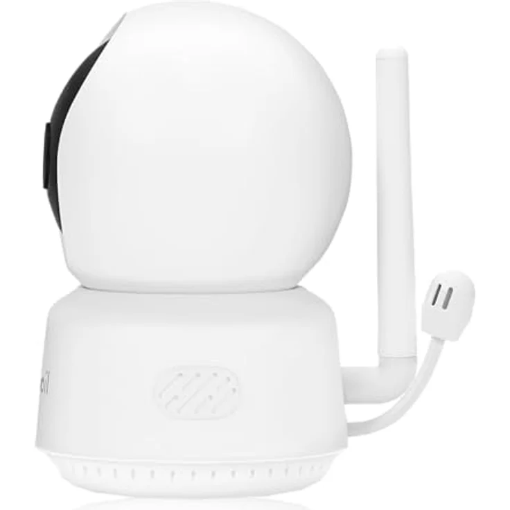 Lionelo Babyline 9.1 Elektronisches Babyphone mit drehbarer 360° Full HD Kamera 5" Bildschirm 50 m / 300 m Reichweite Zwei-Wege-Kommunikation, 8 h Akku, VOX-Funktion Kopplung von bis zu 4 Kameras – Bild 3