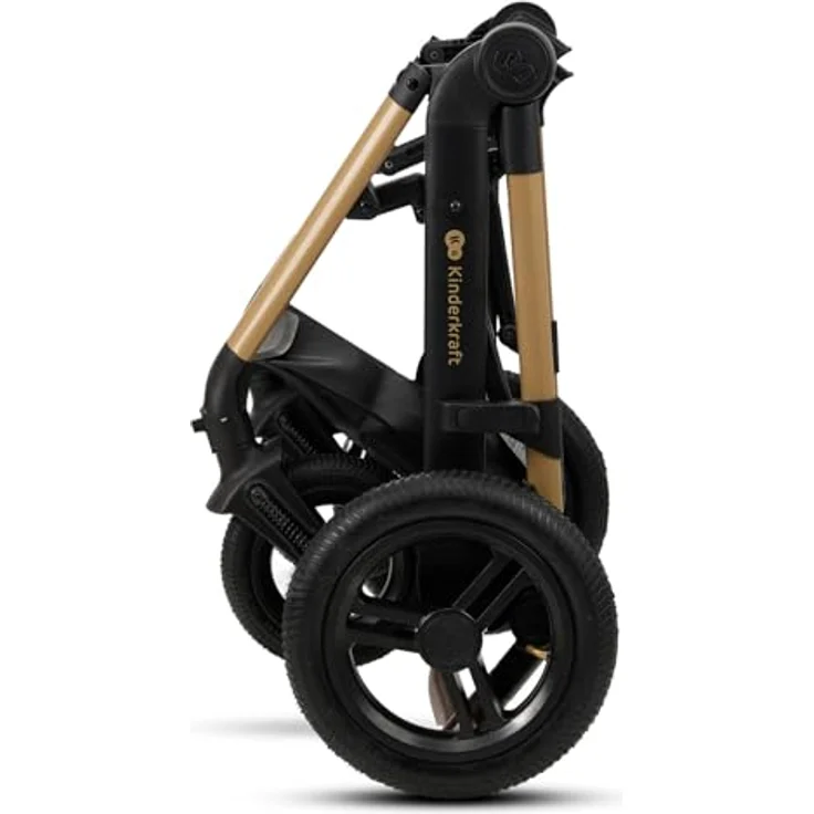 KinderKraft Moov 2 Air, 4-in-1 Kinderwagen mit umwandelbarem Sitz, aufblasbaren Rädern und Zubehörset – Bild 20