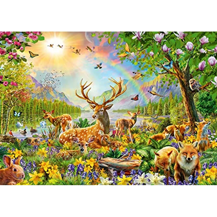 Ravensburger Kinderpuzzle - 13352 Anmutige Hirschfamilie - 200 Teile Puzzle für Kinder ab 8 Jahren – Bild 3