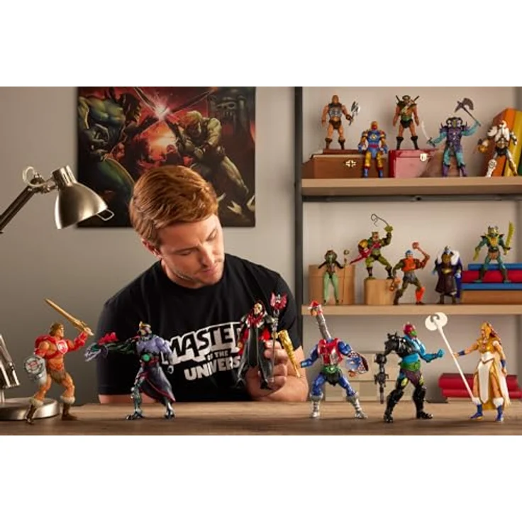 Masters of the Universe Masterverse Deluxe-Actionfigur, ca. 18 cm groß mit 30 beweglichen Gelenken und austauschbaren Rüstungsteilen, HYC54 – Bild 3
