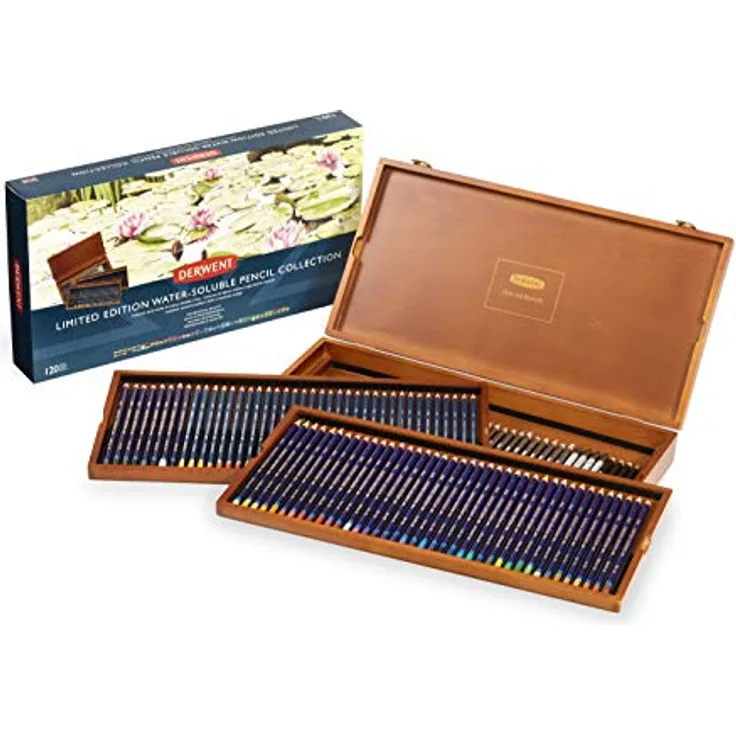 Derwent - Inktense Pencils - 120 pc in wooden box
