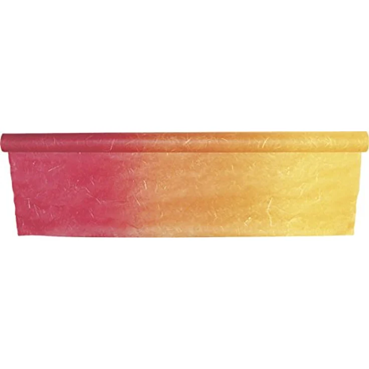 Baier & Schneider Japan-Faserpapier Strohseide Regenbogen mit Farbverlauf, 25 g/m, 700 x 1500 mm, – Bild 2