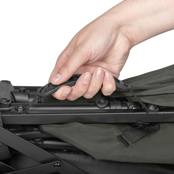 Hauck Buggy Fold N Care, leichter Schirmbuggy in Olive mit 5-fach verstellbarer Rückenlehne und Gratis Mobilitätsgarantie – Bild 4