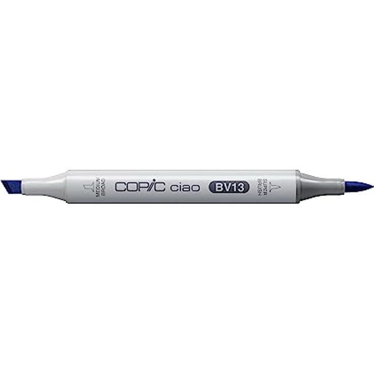 Copic Ciao Marker BV-13, Hydrangea Blue, vielseitiger Layoutmarker mit mittelbreiter und Brush-Spitze – Bild 2
