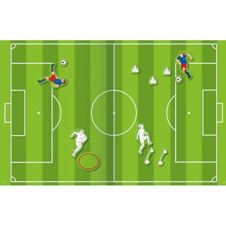 Ravensburger Verlag GmbH Sticker Mein Ausmalstickerbuch - Fußball, über 300 ausmalbare Fußball-Sticker, kreatives Malen und Stickern für Kinder – Bild 4