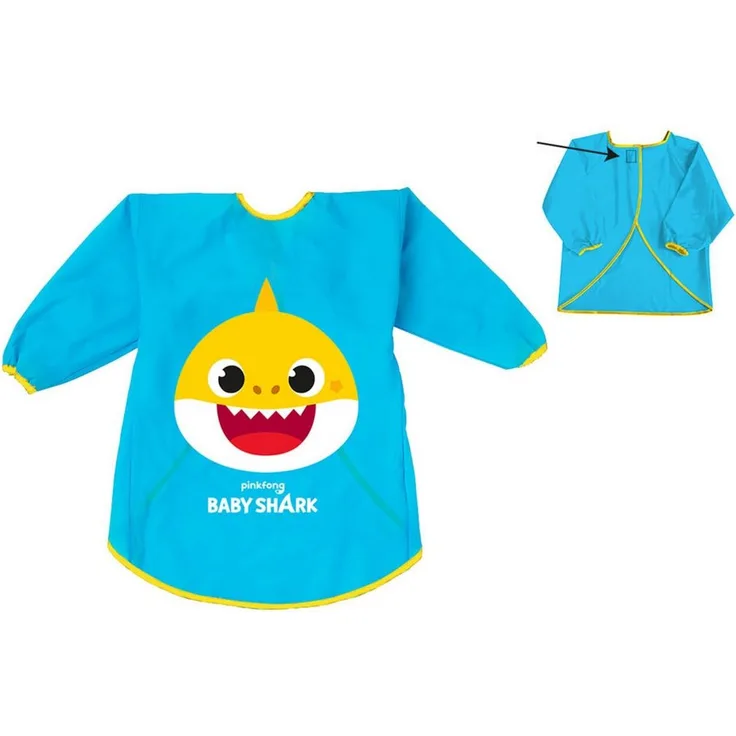 Baby Shark Malschürze, bunte Kinderschürze für kleine Künstler und Hobbyköche, leicht zu reinigen