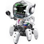 Velleman Roboter Bausatz Tobbie II, Micro:bit, programmierbarer Roboter für Kinder - STEM-Robotik, Lernen Programmieren, Geschenke für Kinder ab 14 Jahre - Elektronik Experimentierkasten