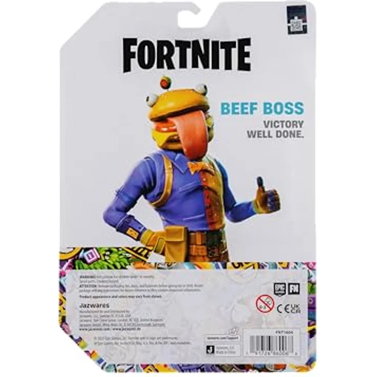 Jazwares Fortnite OTOFIX Beef Boss Actionfigur, 15 cm detailreich – Bild 4