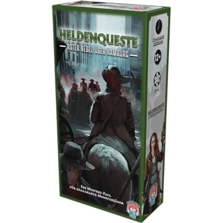 Ottavio Heldenqueste: Roter Nebel über Hamburg, kooperatives Brettspiel für 1-6 Spieler, 12+ Jahre, 60-120 Minuten, Deutsch – Bild 3