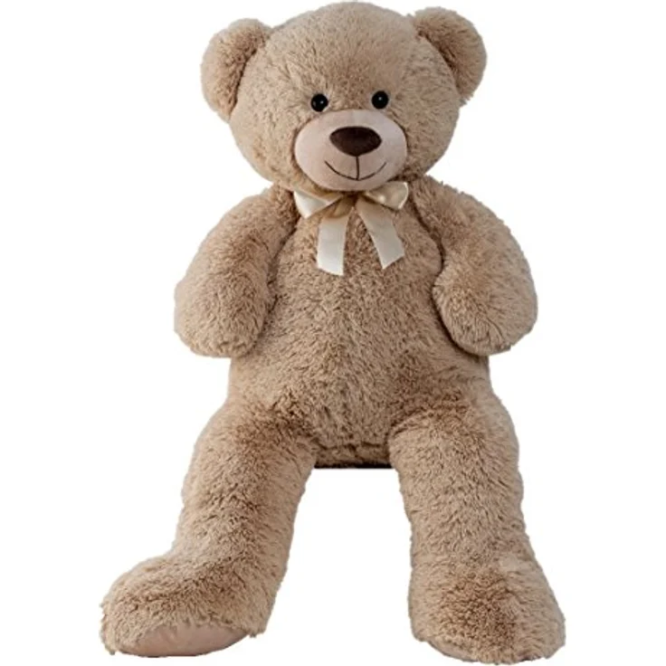XXL Teddybär 1m Hellbraun Kuschelbär Kuscheltier Stofftier Bär Teddy – Bild 6