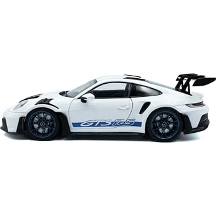 Solido 1:18 Porsche 911 GT3 RS 2024, detailliertes Modellfahrzeug in Weiss und Blau – Bild 10
