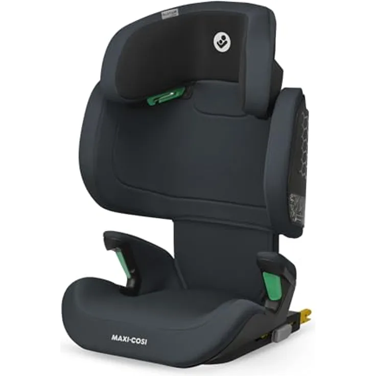 Maxi-Cosi RodiFix M i-Size, Kindersitz mit hohem Rücken, 3,5–12 Jahre, 100–150 cm, ISOFIX-Kindersitz, G-CELL Seitenaufprallschutz, verstellbare Höhe, schnelles und einfaches Anschnallen, Basic Grey