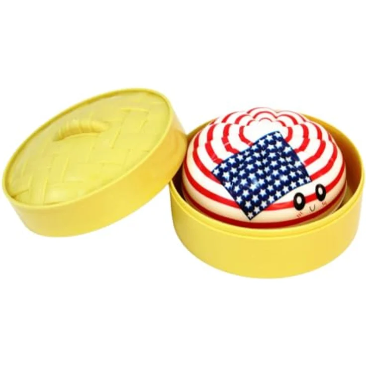 BEMIRO Squishy Donut WM Edition Kawaii Design, Überraschungsmotiv mit Länderflaggen, ca. 8,5 cm Durchmesser – Bild 1