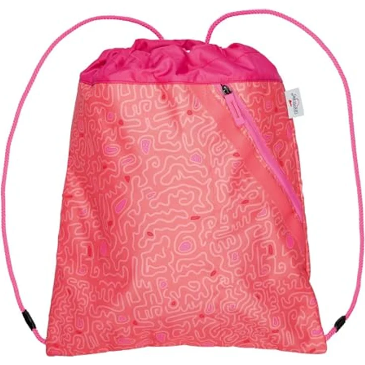 DerDieDas Schulranzen ErgoFlex Tiny Superflash Set 6-teilig, großes Hauptfach, komfortable Träger, viele Taschen, robustes Material, coral reef lachsfarben – Bild 4