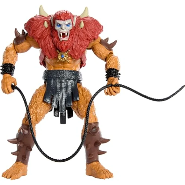Masters of the Universe Beast Man 2026 Film Actionfigur, 14 cm mit 14 beweglichen Gelenken und Peitsche, originalgetreue Gestaltung – Bild 3