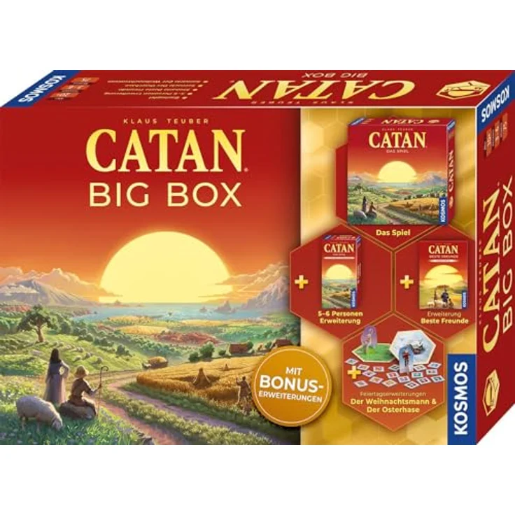 Kosmos Catan Big Box 2025, Brettspiel für bis zu 6 Spieler, inkl. 5 Szenarien, Deutsch – Bild 1